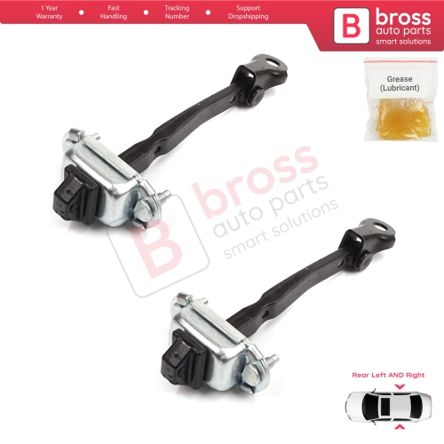 2 Pieces Rear Door Stop Check Assy Limiter Strap for Dacia Renault Sandero MK3 LJI Logan LJI Taliant 824308415R