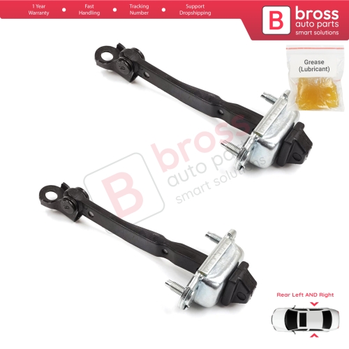 2 Pieces Rear Door Stop Check Assy Limiter Strap for Dacia Renault Sandero MK3 LJI Logan LJI Taliant 824308415R