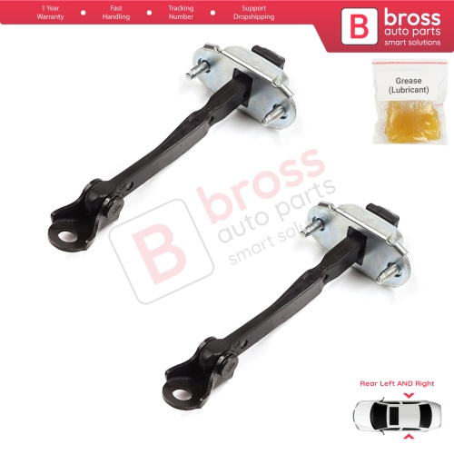 2 Pieces Rear Door Stop Check Assy Limiter Strap for Dacia Renault Sandero MK3 LJI Logan LJI Taliant 824308415R