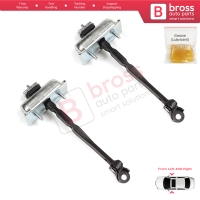 2 Pieces Front Door Stop Check Assy Limiter Strap for Renault Kangoo MK3 XFK FFK KFK 2021-On 804309303R
