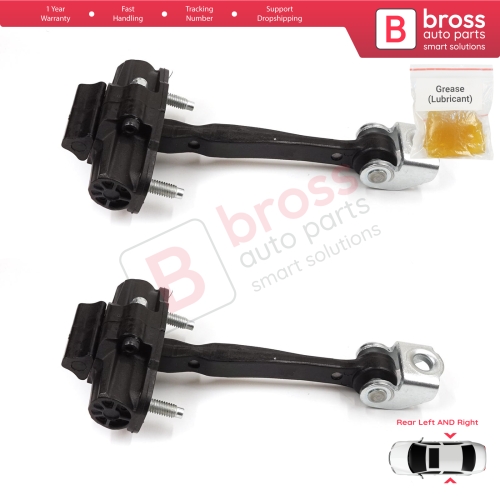 2 Pieces Rear Door Stop Check Assy Limiter Strap for Renault Dacia Duster MK2 HM 2017-2024 804300992R