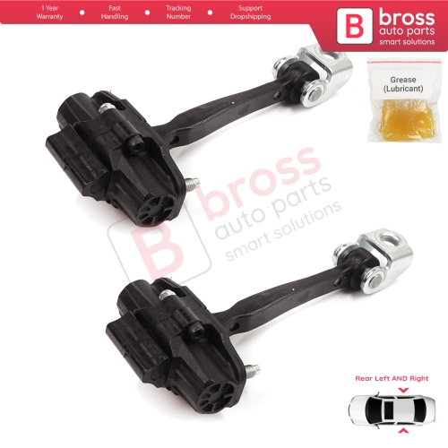 2 Pieces Rear Door Stop Check Assy Limiter Strap for Renault Dacia Duster MK2 HM 2017-2024 804300992R