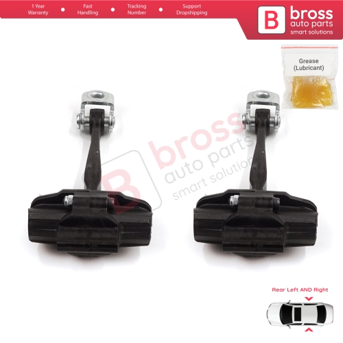 2 Pieces Rear Door Stop Check Assy Limiter Strap for Renault Dacia Duster MK2 HM 2017-2024 804300992R