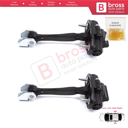 2 Pieces Rear Door Stop Check Assy Limiter Strap for Renault Dacia Duster MK2 HM 2017-2024 804300992R