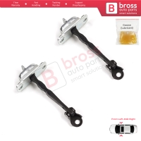 2 Pieces Front Door Stop Check Assy Limiter Strap for Hyundai Accent MK4 RB RC 2011-2018 4/5 Door 79380-0U000