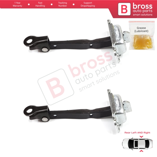 2 Pieces Rear Door Stop Check Assy Limiter Strap for Hyundai Accent MK4 RB RC 2011-2018 4/5 Door 79480-0U000