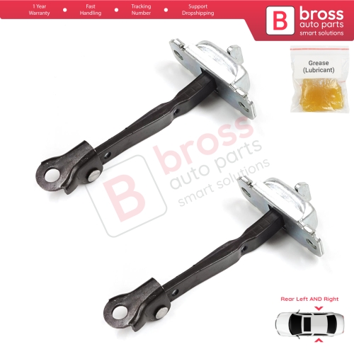 2 Pieces Rear Door Stop Check Assy Limiter Strap for Hyundai Accent MK4 RB RC 2011-2018 4/5 Door 79480-0U000