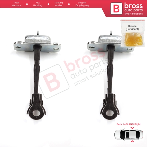 2 Pieces Rear Door Stop Check Assy Limiter Strap for Hyundai Accent MK4 RB RC 2011-2018 4/5 Door 79480-0U000