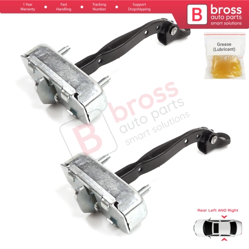 2 Pieces Rear Door Stop Check Assy Limiter Strap for Toyota Camry MK7 V5 XV50 XV55 2011-2019 68630-33092