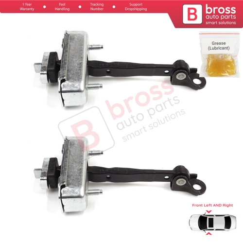 2 Pieces Front Door Stop Check Assy Limiter Strap for Toyota Sequoia MK2 XK60 2008-2022 Tundra MK2 XK50 2007-2021 4-Door 68620-0C023