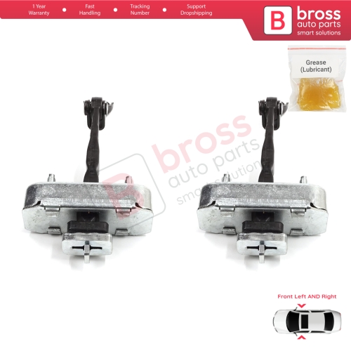 2 Pieces Front Door Stop Check Assy Limiter Strap for Toyota Sequoia MK2 XK60 2008-2022 Tundra MK2 XK50 2007-2021 4-Door 68620-0C023