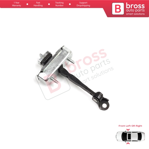 Front Door Stop Check Assy Limiter Strap for Toyota Sequoia MK2 XK60 2008-2022 Tundra MK2 XK50 2007-2021 4-Door 68620-0C023