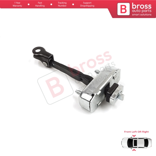 Front Door Stop Check Assy Limiter Strap for Toyota Sequoia MK2 XK60 2008-2022 Tundra MK2 XK50 2007-2021 4-Door 68620-0C023