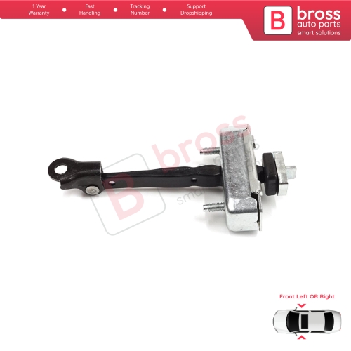 Front Door Stop Check Assy Limiter Strap for Toyota Sequoia MK2 XK60 2008-2022 Tundra MK2 XK50 2007-2021 4-Door 68620-0C023