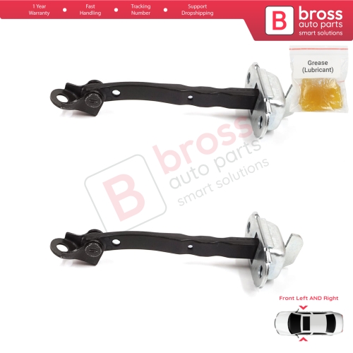 2 Pieces Front Door Stop Check Assy Limiter Strap for Toyota Corolla E21 E210 2019-On 4/5 Door 6861002350