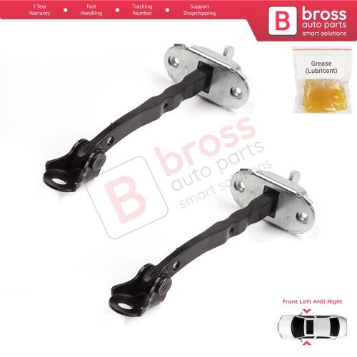 2 Pieces Front Door Stop Check Assy Limiter Strap for Toyota Corolla E21 E210 2019-On 4/5 Door 6861002350