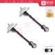 2 Pieces Front Door Stop Check Assy Limiter Strap for Toyota Corolla E21 E210 2019-On 4/5 Door 6861002350