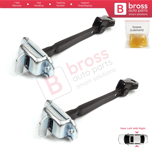 2 Pieces Rear Door Stop Check Assy Limiter Strap for Toyota Corolla E21 E210 2019-On 4/5 Door 68630-02340