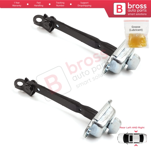 2 Pieces Rear Door Stop Check Assy Limiter Strap for Toyota Corolla E21 E210 2019-On 4/5 Door 68630-02340