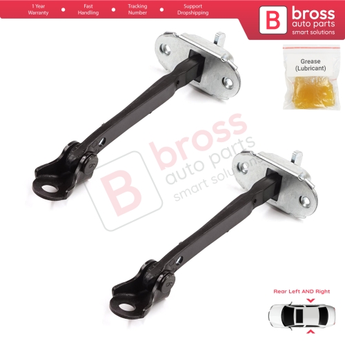 2 Pieces Rear Door Stop Check Assy Limiter Strap for Toyota Corolla E21 E210 2019-On 4/5 Door 68630-02340