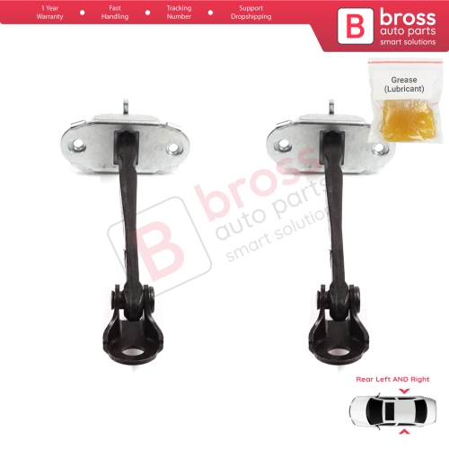 2 Pieces Rear Door Stop Check Assy Limiter Strap for Toyota Corolla E21 E210 2019-On 4/5 Door 68630-02340