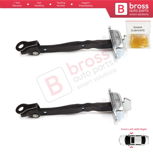 2 Pieces Front Door Stop Check Assy Limiter Strap for Toyota RAV4 MK5 XA50 A5 H5 2018-2025 6861042060