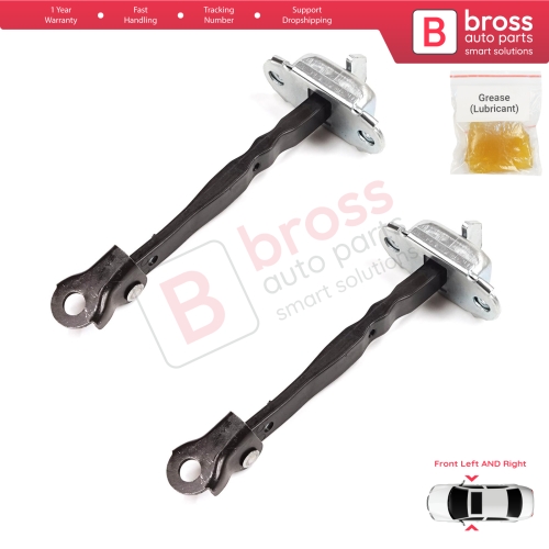 2 Pieces Front Door Stop Check Assy Limiter Strap for Toyota RAV4 MK5 XA50 A5 H5 2018-2025 6861042060