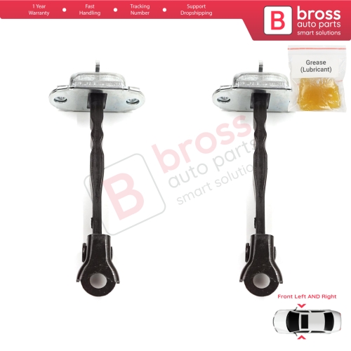 2 Pieces Front Door Stop Check Assy Limiter Strap for Toyota RAV4 MK5 XA50 A5 H5 2018-2025 6861042060