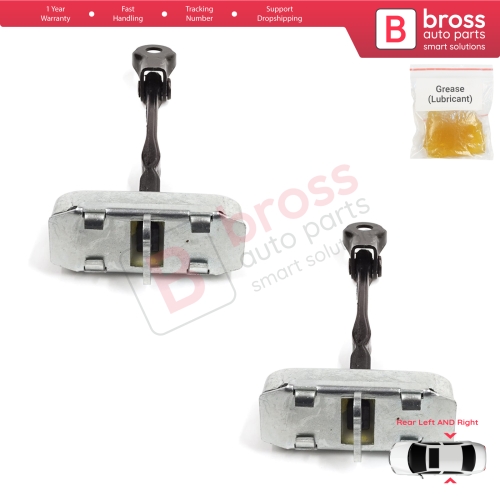 2 Pieces Rear Door Stop Check Assy Limiter Strap for Toyota Auris MK1 E150 E15 2007-2012 68630-02121