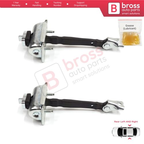 2 Pieces Rear Door Stop Check Assy Limiter Strap for Vauxhall Opel Insignia B Z18 2017-On Buick Regal MK6 	2018-2020 39089088