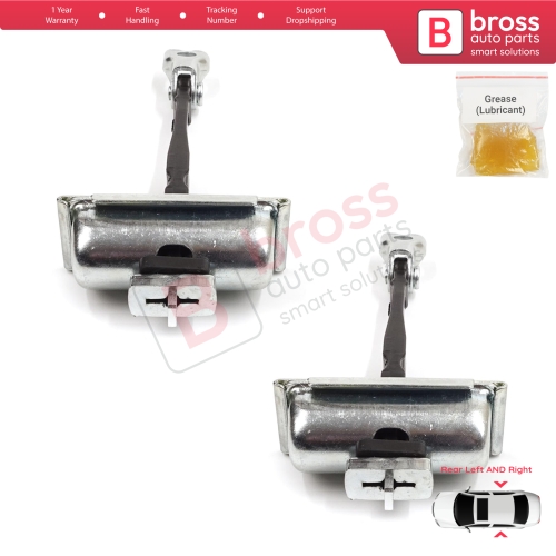 2 Pieces Rear Door Stop Check Assy Limiter Strap for Vauxhall Opel Insignia B Z18 2017-On Buick Regal MK6 	2018-2020 39089088
