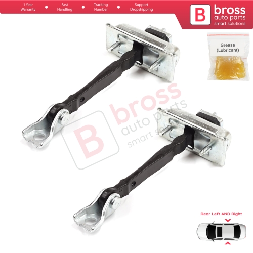 2 Pieces Rear Door Stop Check Assy Limiter Strap for Vauxhall Opel Insignia B Z18 2017-On Buick Regal MK6 	2018-2020 39089088