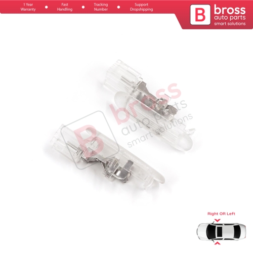 2 Pieces Door Lighting Courtesy Lamp for Renault Clio MK3 Megane MK2 3 Scenic MK2 3 Fluence L3 8200120715