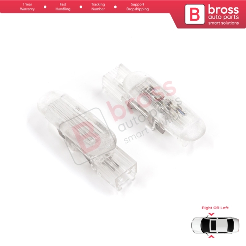 2 Pieces Door Lighting Courtesy Lamp for Renault Clio MK3 Megane MK2 3 Scenic MK2 3 Fluence L3 8200120715