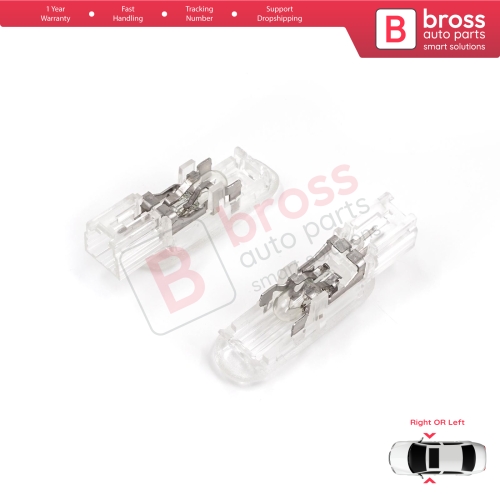 2 Pieces Door Lighting Courtesy Lamp for Renault Clio MK3 Megane MK2 3 Scenic MK2 3 Fluence L3 8200120715