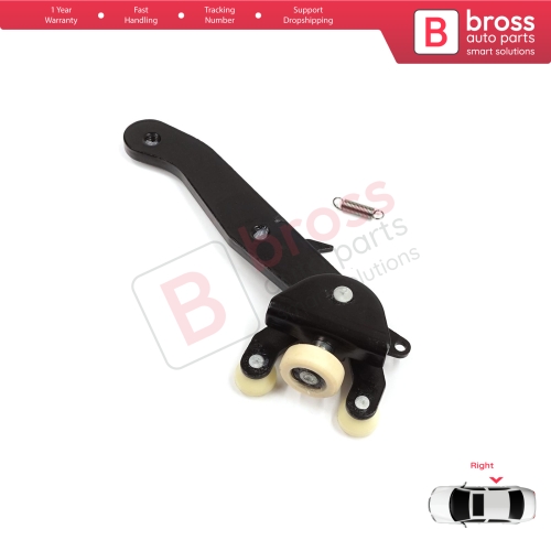 Right Side Rear Sliding Door Lower Roller Guide Hinge for VW Transporter T5 T6 Caravelle Multivan 2003-2024 7H0843398