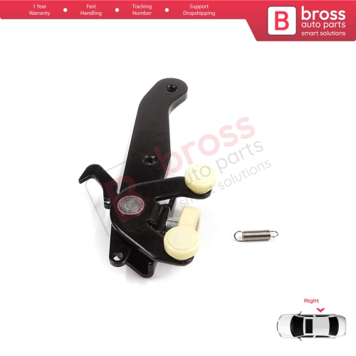 Right Side Rear Sliding Door Lower Roller Guide Hinge for VW Transporter T5 T6 Caravelle Multivan 2003-2024 7H0843398
