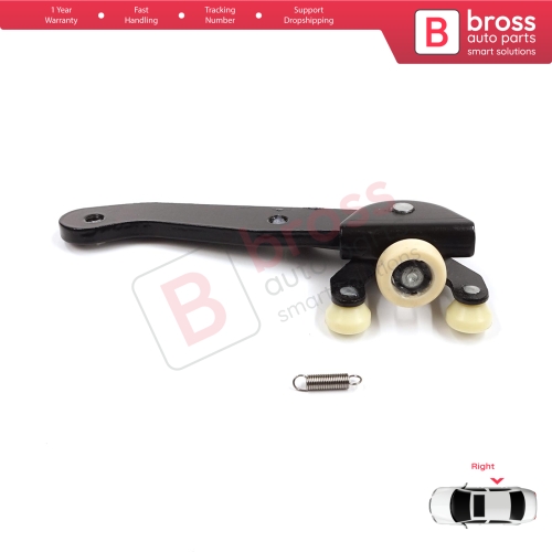 Right Side Rear Sliding Door Lower Roller Guide Hinge for VW Transporter T5 T6 Caravelle Multivan 2003-2024 7H0843398