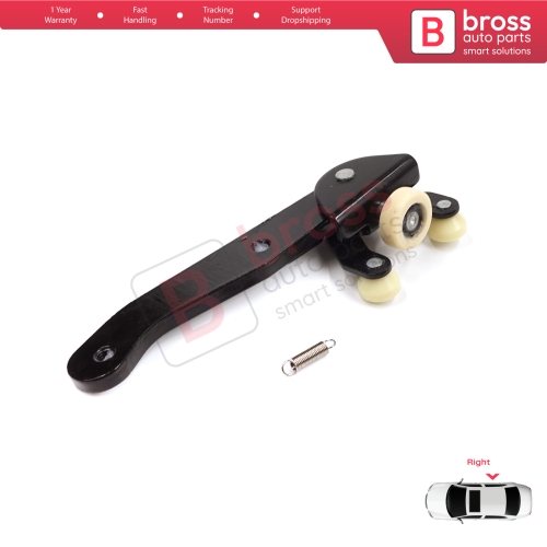 Right Side Rear Sliding Door Lower Roller Guide Hinge for VW Transporter T5 T6 Caravelle Multivan 2003-2024 7H0843398