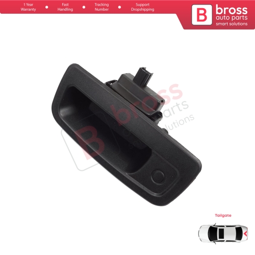 Rear Tailgate Exterior Door Opener Handle Black for Renault Kangoo MK2 Express FW Be Bop KW Mercedes Citan W415 8200497807