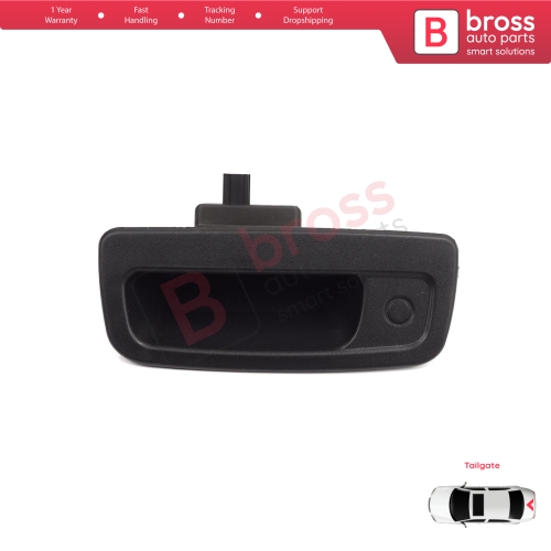 Rear Tailgate Exterior Door Opener Handle Black for Renault Kangoo MK2 Express FW Be Bop KW Mercedes Citan W415 8200497807