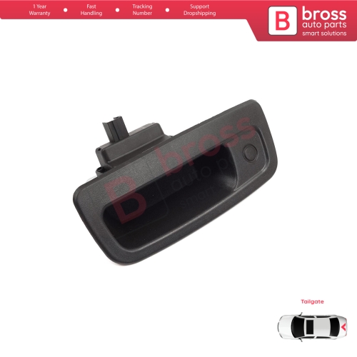 Rear Tailgate Exterior Door Opener Handle Black for Renault Kangoo MK2 Express FW Be Bop KW Mercedes Citan W415 8200497807