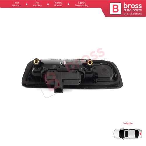 Rear Tailgate Exterior Door Opener Handle Black for Renault Kangoo MK2 Express FW Be Bop KW Mercedes Citan W415 8200497807