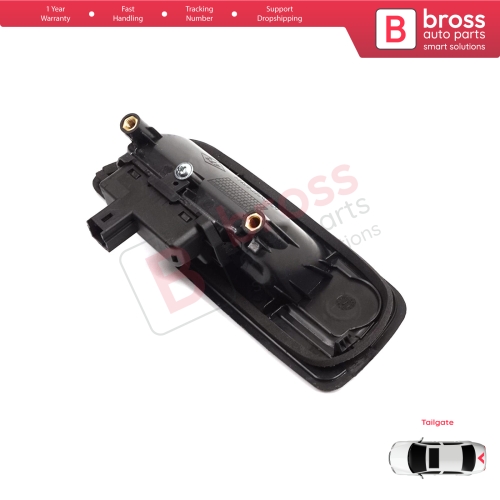 Rear Tailgate Exterior Door Opener Handle Black for Renault Kangoo MK2 Express FW Be Bop KW Mercedes Citan W415 8200497807