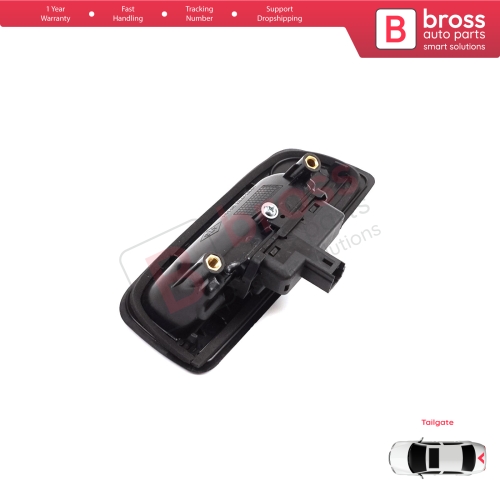Rear Tailgate Exterior Door Opener Handle Black for Renault Kangoo MK2 Express FW Be Bop KW Mercedes Citan W415 8200497807