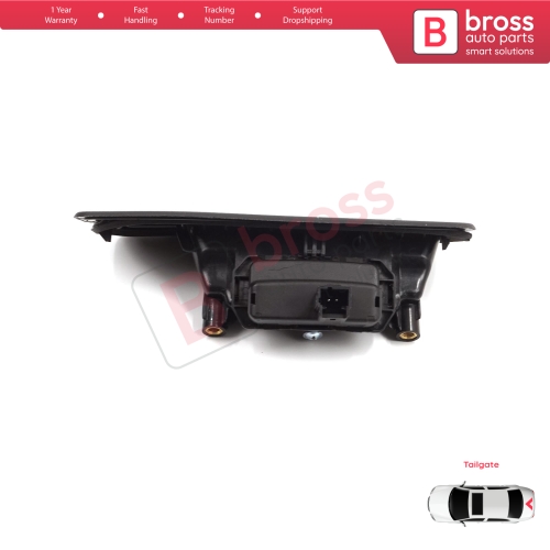 Rear Tailgate Exterior Door Opener Handle Black for Renault Kangoo MK2 Express FW Be Bop KW Mercedes Citan W415 8200497807
