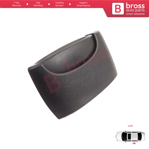 Left Side Sliding Door Exterior Opener Handle Black for Renault Kangoo KC Express FC Nissan Kubistar MK1 X76 8200107371