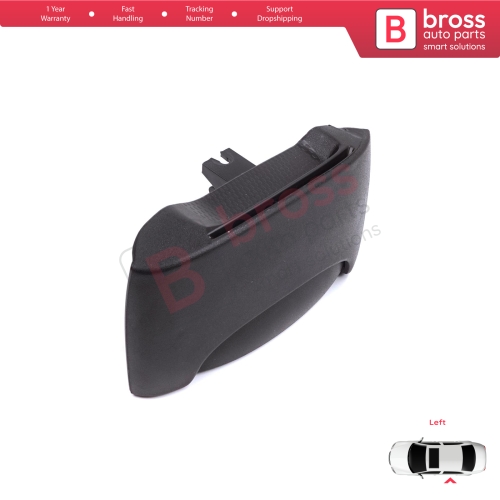 Left Side Sliding Door Exterior Opener Handle Black for Renault Kangoo KC Express FC Nissan Kubistar MK1 X76 8200107371
