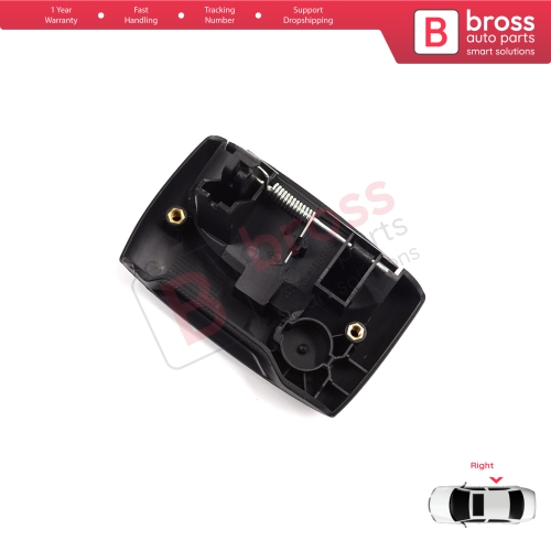 Right Side Sliding Door Exterior Opener Handle Black for Renault Kangoo KC Express FC Nissan Kubistar MK1 X76 8200107372