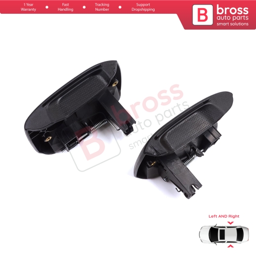 Left Right Side Sliding Door Exterior Opener Handle Black for Renault Kangoo KC Express FC Nissan Kubistar MK1 X76 8200107371 8200107372